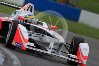 World © Octane Photographic Ltd. FIA Formula E testing – Donington Park 18th August 2015, Mahindra M2ELECTRO. Mahindra – Bruno Senna. Digital Ref : 1369LB1D6354