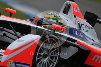 World © Octane Photographic Ltd. FIA Formula E testing – Donington Park 18th August 2015, Mahindra M2ELECTRO. Mahindra – Bruno Senna. Digital Ref : 1369LB1D6363