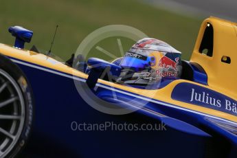 World © Octane Photographic Ltd. FIA Formula E testing – Donington Park 18th August 2015, Renault Z.E.15. Renault e.Dams – Sebastien Buemi. Digital Ref : 1369LB1D6397