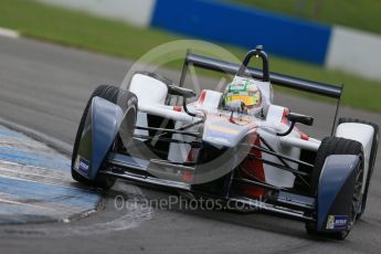 World © Octane Photographic Ltd. FIA Formula E testing – Donington Park 18th August 2015, SRT01-e. Team Aguri – Nathanael Berthon. Digital Ref : 1369LB1D6401