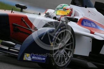 World © Octane Photographic Ltd. FIA Formula E testing – Donington Park 18th August 2015, SRT01-e. Team Aguri – Nathanael Berthon. Digital Ref : 1369LB1D6405