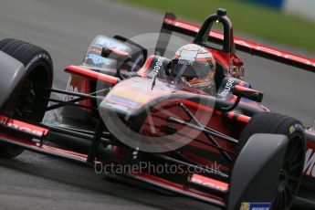 World © Octane Photographic Ltd. FIA Formula E testing – Donington Park 18th August 2015, Venturi VM200-FE-01. Dragon Racing – Jermoe D’Ambrosio. Digital Ref : 1369LB1D6444