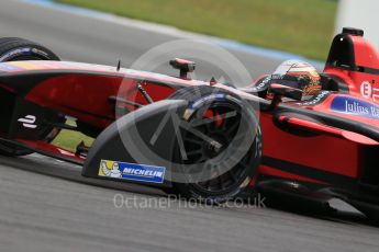 World © Octane Photographic Ltd. FIA Formula E testing – Donington Park 18th August 2015, Venturi VM200-FE-01. Dragon Racing – Jermoe D’Ambrosio. Digital Ref : 1369LB1D6684