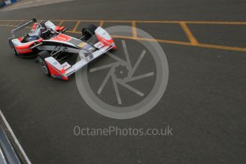 World © Octane Photographic Ltd. FIA Formula E testing – Donington Park 18th August 2015, Mahindra M2ELECTRO. Mahindra – Nick Heidfeld. Digital Ref : 1369LB5D6058