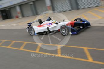 World © Octane Photographic Ltd. FIA Formula E testing – Donington Park 18th August 2015, SRT01-e. Team Aguri – Nathanael Berthon. Digital Ref : 1369LB5D6080