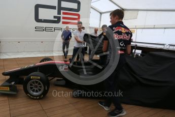 World © Octane Photographic Ltd. Saturday 3rd September 2015. GP3/16 car launch – Monza, Italy. Digital Ref. : 1403LB5D8195
