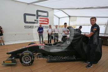 World © Octane Photographic Ltd. Saturday 3rd September 2015. GP3/16 car launch – Monza, Italy. Digital Ref. : 1403LB5D8200