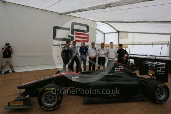 World © Octane Photographic Ltd. Saturday 3rd September 2015. GP3/16 car launch – Monza, Italy. Digital Ref. : 1403LB5D8219