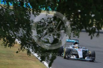 World © Octane Photographic Ltd. Mercedes AMG Petronas F1 W06 Hybrid – Lewis Hamilton. Saturday 25th July 2015, F1 Hungarian GP Qualifying, Hungaroring, Hungary. Digital Ref: 1356CB7D8521