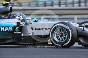 World © Octane Photographic Ltd. Mercedes AMG Petronas F1 W06 Hybrid – Nico Rosberg. Saturday 25th July 2015, F1 Hungarian GP Qualifying, Hungaroring, Hungary. Digital Ref: 1356LB1D0720
