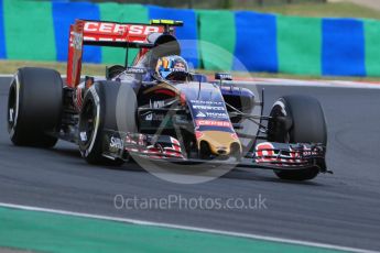 World © Octane Photographic Ltd. Scuderia Toro Rosso STR10 – Carlos Sainz Jnr. Saturday 25th July 2015, F1 Hungarian GP Qualifying, Hungaroring, Hungary. Digital Ref: 1356LB1D0751