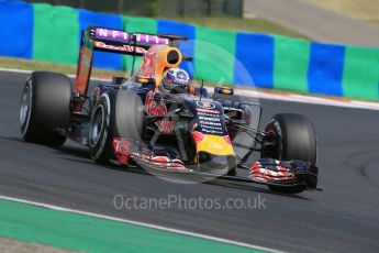 World © Octane Photographic Ltd. Infiniti Red Bull Racing RB11 – Daniel Ricciardo. Saturday 25th July 2015, F1 Hungarian GP Qualifying, Hungaroring, Hungary. Digital Ref: 1356LB1D0907