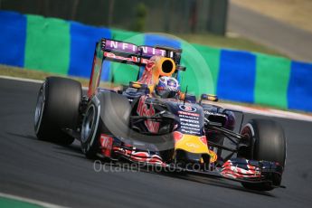 World © Octane Photographic Ltd. Infiniti Red Bull Racing RB11 – Daniel Ricciardo. Saturday 25th July 2015, F1 Hungarian GP Qualifying, Hungaroring, Hungary. Digital Ref: 1356LB1D1140