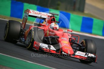World © Octane Photographic Ltd. Scuderia Ferrari SF15-T– Sebastian Vettel. Saturday 25th July 2015, F1 Hungarian GP Qualifying, Hungaroring, Hungary. Digital Ref: 1356LB1D1155