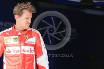 World © Octane Photographic Ltd. Scuderia Ferrari SF15-T– Sebastian Vettel. Saturday 25th July 2015, F1 Hungarian GP Qualifying, Hungaroring, Hungary. Digital Ref: 1356LB1D1333