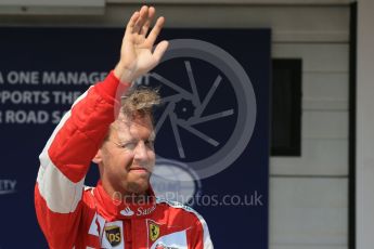 World © Octane Photographic Ltd. Scuderia Ferrari SF15-T– Sebastian Vettel. Saturday 25th July 2015, F1 Hungarian GP Qualifying, Hungaroring, Hungary. Digital Ref: 1356LB1D1427