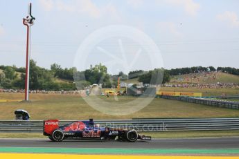 World © Octane Photographic Ltd. Scuderia Toro Rosso STR10 – Max Verstappen. Saturday 25th July 2015, F1 Hungarian GP Qualifying, Hungaroring, Hungary. Digital Ref: 1356LB5D0750