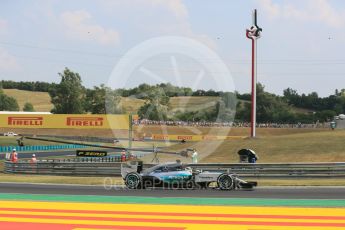 World © Octane Photographic Ltd. Mercedes AMG Petronas F1 W06 Hybrid – Lewis Hamilton. Saturday 25th July 2015, F1 Hungarian GP Qualifying, Hungaroring, Hungary. Digital Ref: 1356LB5D0757