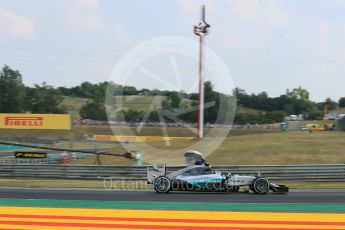 World © Octane Photographic Ltd. Mercedes AMG Petronas F1 W06 Hybrid – Nico Rosberg. Saturday 25th July 2015, F1 Hungarian GP Qualifying, Hungaroring, Hungary. Digital Ref: 1356LB5D0826