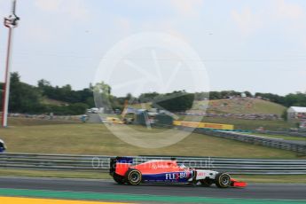 World © Octane Photographic Ltd. Manor Marussia F1 Team MR03B – William Stevens. Saturday 25th July 2015, F1 Hungarian GP Qualifying, Hungaroring, Hungary. Digital Ref: 1356LB5D0845