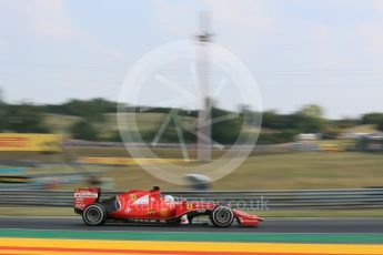 World © Octane Photographic Ltd. Scuderia Ferrari SF15-T– Sebastian Vettel. Saturday 25th July 2015, F1 Hungarian GP Qualifying, Hungaroring, Hungary. Digital Ref: 1356LB5D0878