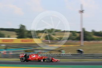 World © Octane Photographic Ltd. Scuderia Ferrari SF15-T– Kimi Raikkonen. Saturday 25th July 2015, F1 Hungarian GP Qualifying, Hungaroring, Hungary. Digital Ref: 1356LB5D0894