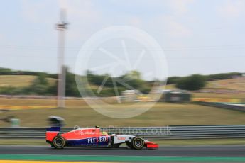 World © Octane Photographic Ltd. Manor Marussia F1 Team MR03B – Roberto Merhi. Saturday 25th July 2015, F1 Hungarian GP Qualifying, Hungaroring, Hungary. Digital Ref: 1356LB5D0906