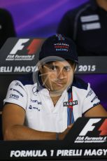 World © Octane Photographic Ltd. FIA Drivers’ Press Conference. Thursday 23rd July 2015, F1 Hungarian GP, Hungaroring, Hungary. Sauber F1 Team – Felipe Nasr. Digital Ref: 1345LB1D7242