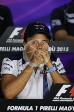 World © Octane Photographic Ltd. FIA Drivers’ Press Conference. Thursday 23rd July 2015, F1 Hungarian GP, Hungaroring, Hungary. Sauber F1 Team – Felipe Nasr. Digital Ref: 1345LB1D7264