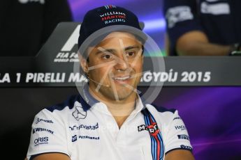 World © Octane Photographic Ltd. FIA Drivers’ Press Conference. Thursday 23rd July 2015, F1 Hungarian GP, Hungaroring, Hungary. Sauber F1 Team – Felipe Nasr. Digital Ref: 1345LB1D7494