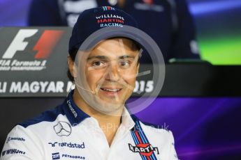 World © Octane Photographic Ltd. FIA Drivers’ Press Conference. Thursday 23rd July 2015, F1 Hungarian GP, Hungaroring, Hungary. Sauber F1 Team – Felipe Nasr. Digital Ref: 1345LB1D7536