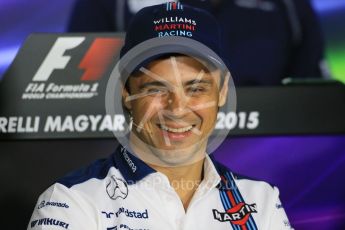 World © Octane Photographic Ltd. FIA Drivers’ Press Conference. Thursday 23rd July 2015, F1 Hungarian GP, Hungaroring, Hungary. Sauber F1 Team – Felipe Nasr. Digital Ref: 1345LB1D7571