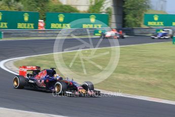 World © Octane Photographic Ltd. Scuderia Toro Rosso STR10 – Max Verstappen. Friday 24th July 2015, F1 Hungarian GP Practice 1, Hungaroring, Hungary. Digital Ref: 1346CB1L4726