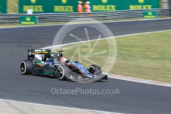 World © Octane Photographic Ltd. Sahara Force India VJM08B – Nico Hulkenberg. Friday 24th July 2015, F1 Hungarian GP Practice 1, Hungaroring, Hungary. Digital Ref: 1346CB1L4754