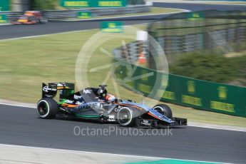 World © Octane Photographic Ltd. Sahara Force India VJM08B – Nico Hulkenberg. Friday 24th July 2015, F1 Hungarian GP Practice 1, Hungaroring, Hungary. Digital Ref: 1346CB1L4757