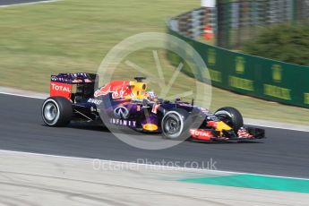 World © Octane Photographic Ltd. Infiniti Red Bull Racing RB11 – Daniel Ricciardo. Friday 24th July 2015, F1 Hungarian GP Practice 1, Hungaroring, Hungary. Digital Ref: 1346CB1L4764