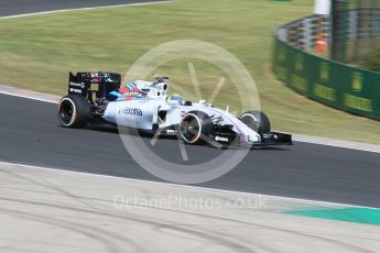 World © Octane Photographic Ltd. Williams Martini Racing FW37 – Felipe Massa. Friday 24th July 2015, F1 Hungarian GP Practice 1, Hungaroring, Hungary. Digital Ref: 1346CB1L4771