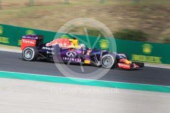 World © Octane Photographic Ltd. Infiniti Red Bull Racing RB11 – Daniel Ricciardo. Friday 24th July 2015, F1 Hungarian GP Practice 1, Hungaroring, Hungary. Digital Ref: 1346CB1L4850