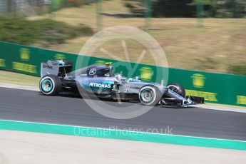 World © Octane Photographic Ltd. Mercedes AMG Petronas F1 W06 Hybrid – Nico Rosberg. Friday 24th July 2015, F1 Hungarian GP Practice 1, Hungaroring, Hungary. Digital Ref: 1346CB1L4862