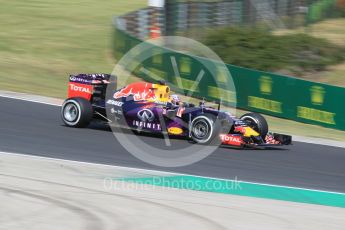 World © Octane Photographic Ltd. Infiniti Red Bull Racing RB11 – Daniel Ricciardo. Friday 24th July 2015, F1 Hungarian GP Practice 1, Hungaroring, Hungary. Digital Ref: 1346CB1L4870