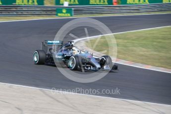 World © Octane Photographic Ltd. Mercedes AMG Petronas F1 W06 Hybrid – Lewis Hamilton. Friday 24th July 2015, F1 Hungarian GP Practice 1, Hungaroring, Hungary. Digital Ref: 1346CB1L4886