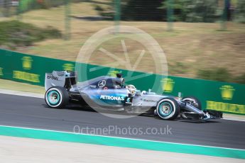 World © Octane Photographic Ltd. Mercedes AMG Petronas F1 W06 Hybrid – Lewis Hamilton. Friday 24th July 2015, F1 Hungarian GP Practice 1, Hungaroring, Hungary. Digital Ref: 1346CB1L4892