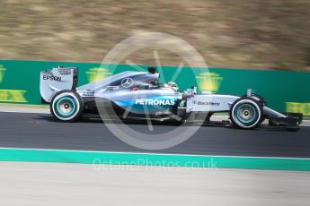World © Octane Photographic Ltd. Mercedes AMG Petronas F1 W06 Hybrid – Lewis Hamilton. Friday 24th July 2015, F1 Hungarian GP Practice 1, Hungaroring, Hungary. Digital Ref: 1346CB1L4895