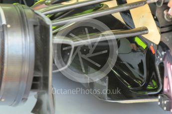 World © Octane Photographic Ltd. Lotus F1 Team E23 Hybrid – turning vanes. Friday 24th July 2015, F1 Hungarian GP Practice 1, Hungaroring, Hungary. Digital Ref: 1346CB1L5000