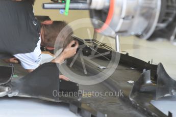 World © Octane Photographic Ltd. McLaren Honda MP4/30 – floor. Friday 24th July 2015, F1 Hungarian GP Practice 1, Hungaroring, Hungary. Digital Ref: 1346CB1L5051