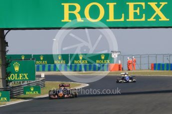 World © Octane Photographic Ltd. Scuderia Toro Rosso STR10 – Max Verstappen. Friday 24th July 2015, F1 Hungarian GP Practice 1, Hungaroring, Hungary. Digital Ref: 1346CB7D7949