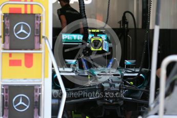 World © Octane Photographic Ltd. Mercedes AMG Petronas F1 W06 Hybrid – Nico Rosberg. Friday 24th July 2015, F1 Hungarian GP Practice 1, Hungaroring, Hungary. Digital Ref: 1346LB1D7582