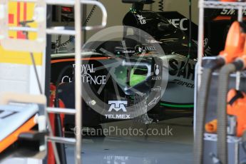 World © Octane Photographic Ltd. Sahara Force India VJM08B – Nico Hulkenberg. Friday 24th July 2015, F1 Hungarian GP Practice 1, Hungaroring, Hungary. Digital Ref: 1346LB1D7641