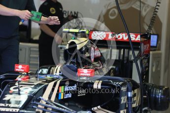 World © Octane Photographic Ltd. Lotus F1 Team E23 Hybrid – Pastor Maldonado. Friday 24th July 2015, F1 Hungarian GP Practice 1, Hungaroring, Hungary. Digital Ref: 1346LB1D7663