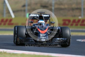 World © Octane Photographic Ltd. McLaren Honda MP4/30 – Fernando Alonso. Friday 24th July 2015, F1 Hungarian GP Practice 1, Hungaroring, Hungary. Digital Ref: 1346LB1D7788